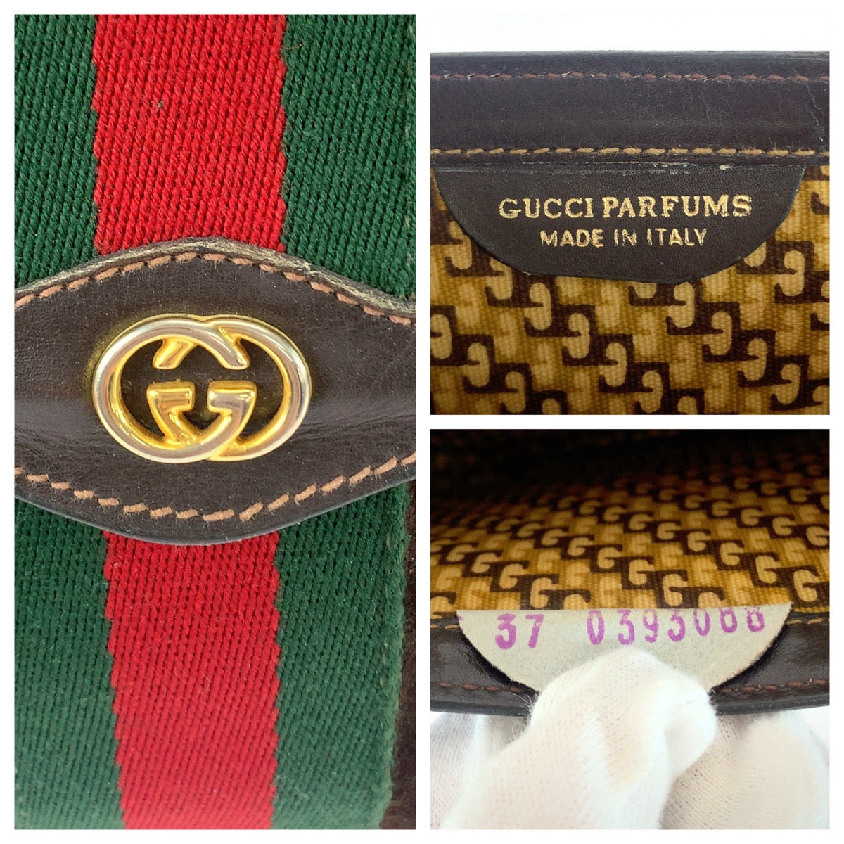 Gucci Suede Leather Clutch Bag