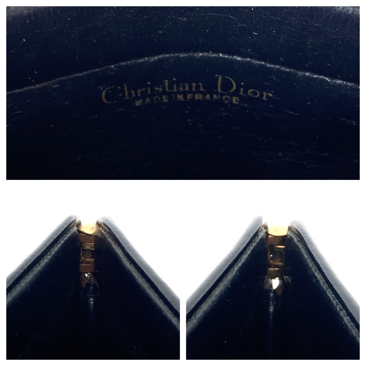 Dior Trotter Canvas/Leather Clutch Bag 407266
