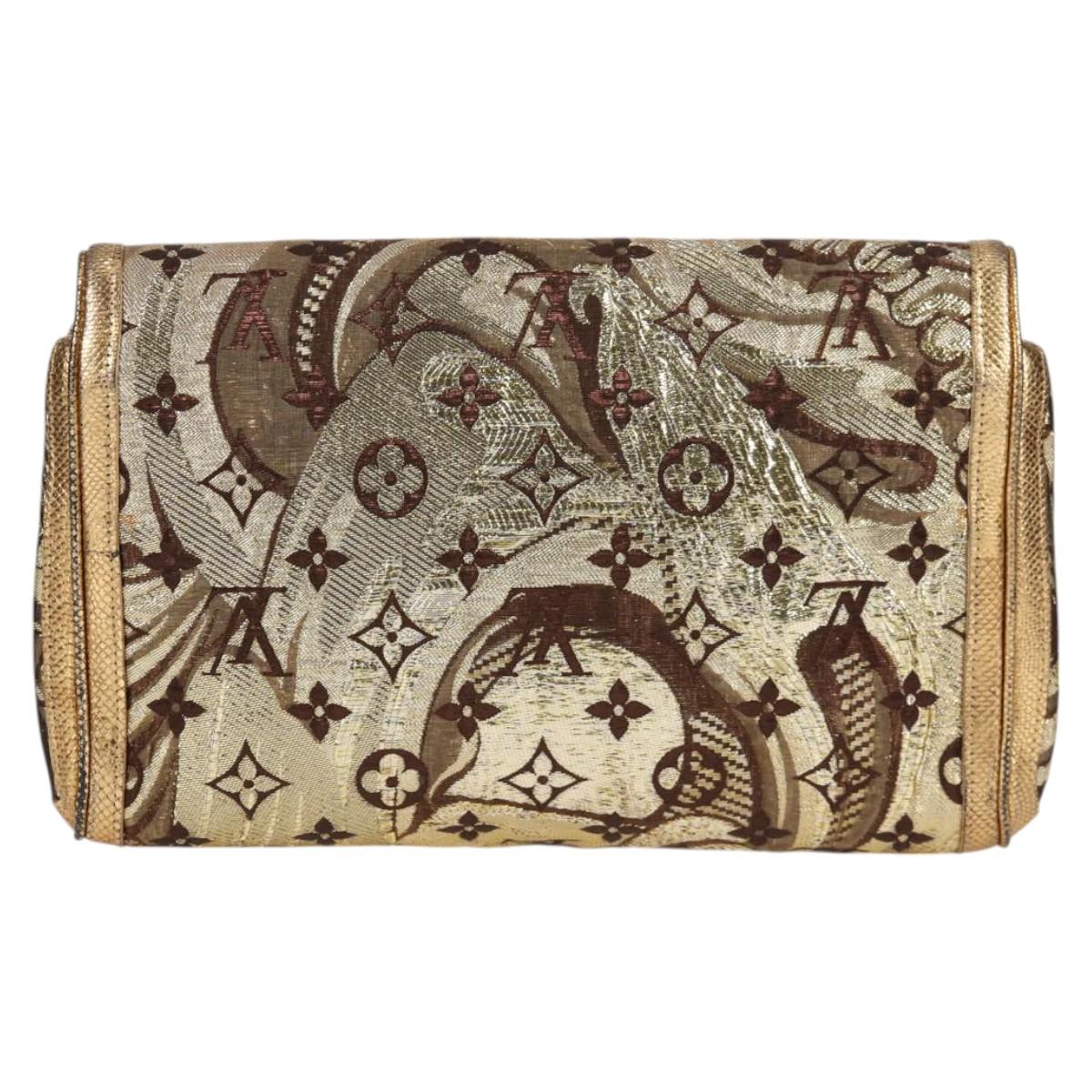 Louis Vuitton Gold Canvas Clutch - Product Image 2