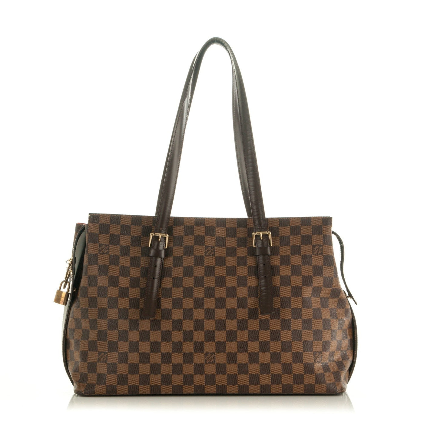 Louis Vuitton Damier Chelsea Shoulder Tote Bag in Brown