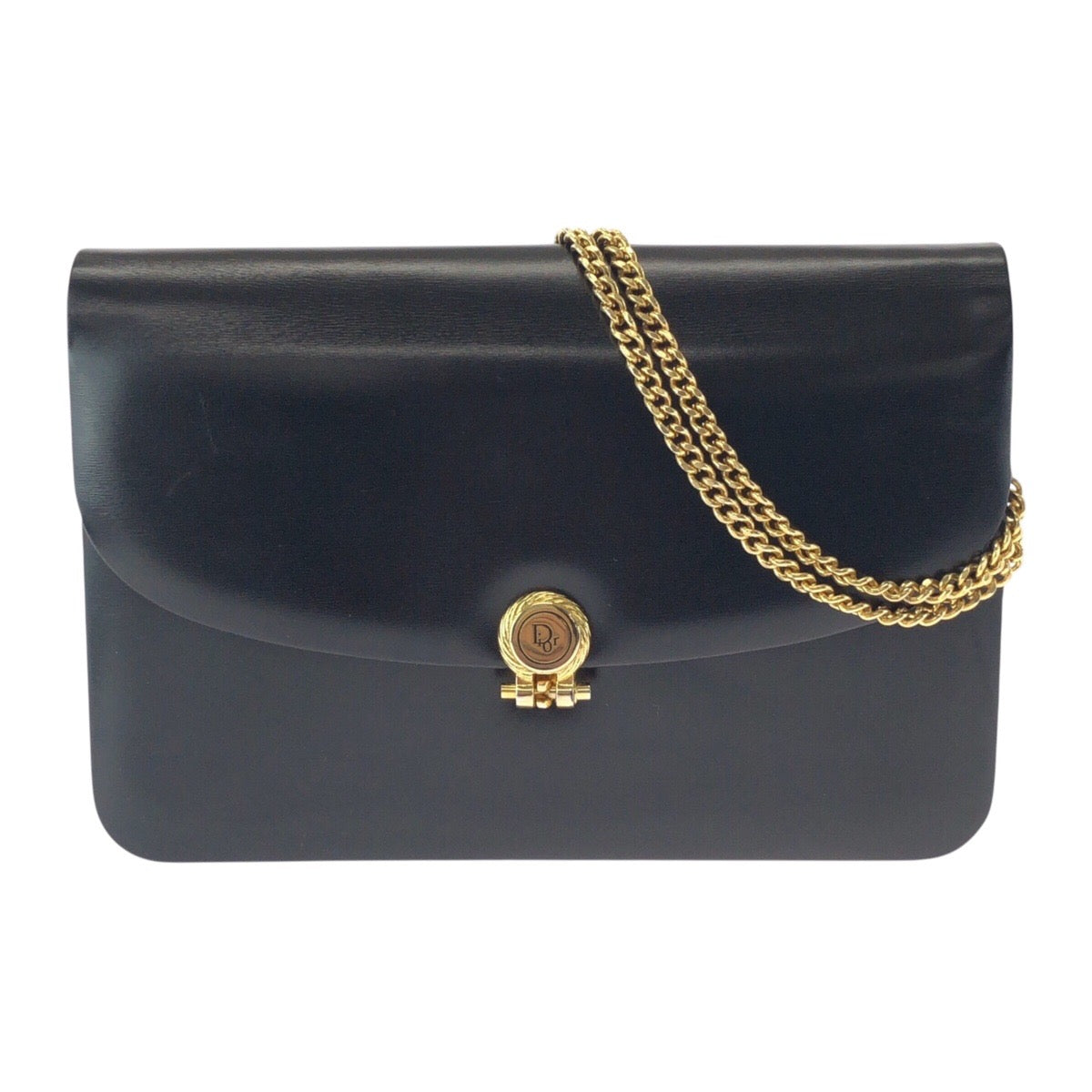 Dior Shoulder Bag leather Black GoldMetal Shoulder Bag Clutch Bag Women | Studio Nafay