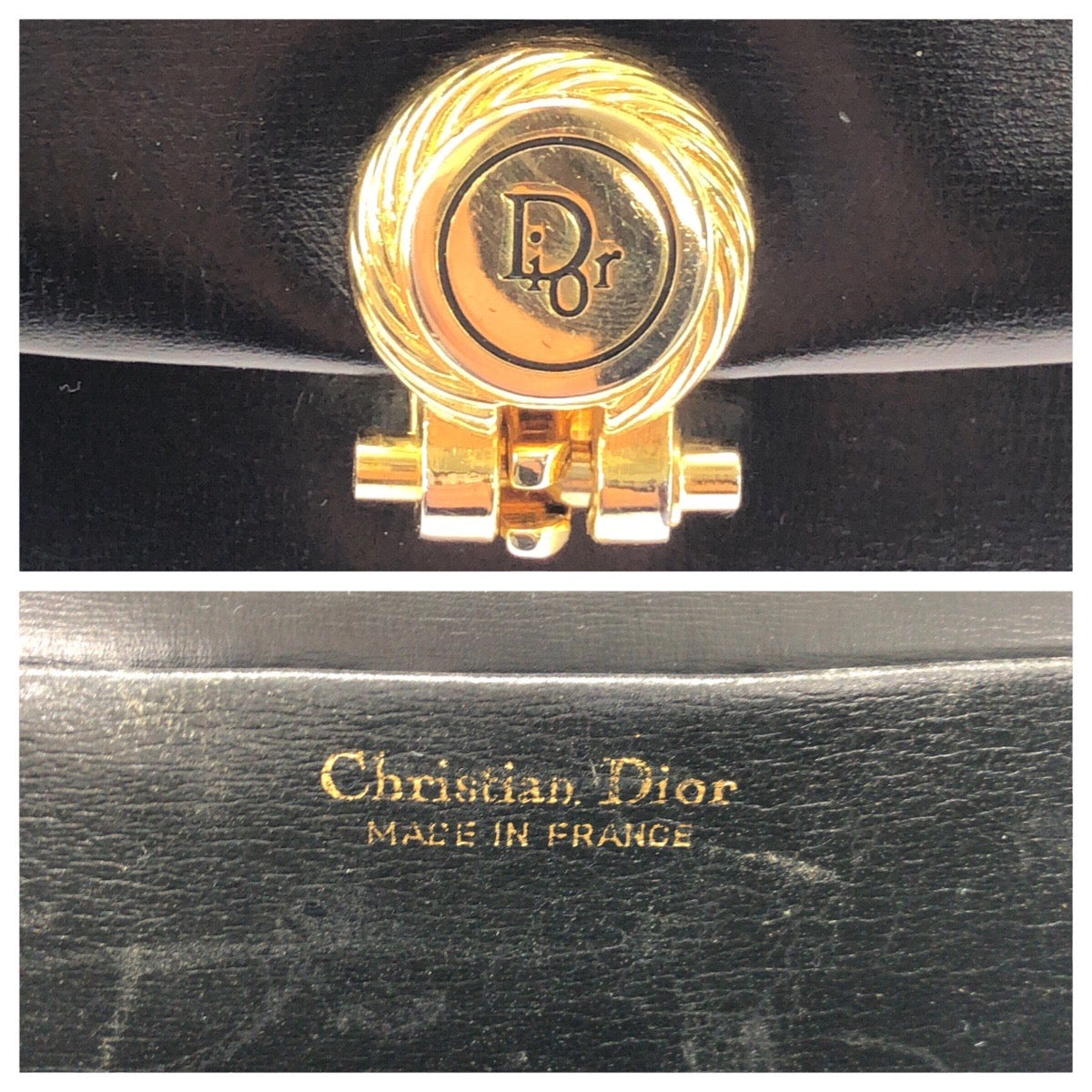 Dior Shoulder Bag leather Black GoldMetal Shoulder Bag Clutch Bag Women - Product Image 6