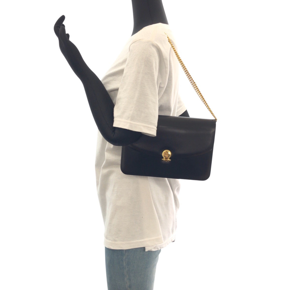Dior Shoulder Bag leather Black GoldMetal Shoulder Bag Clutch Bag Women - Product Image 7