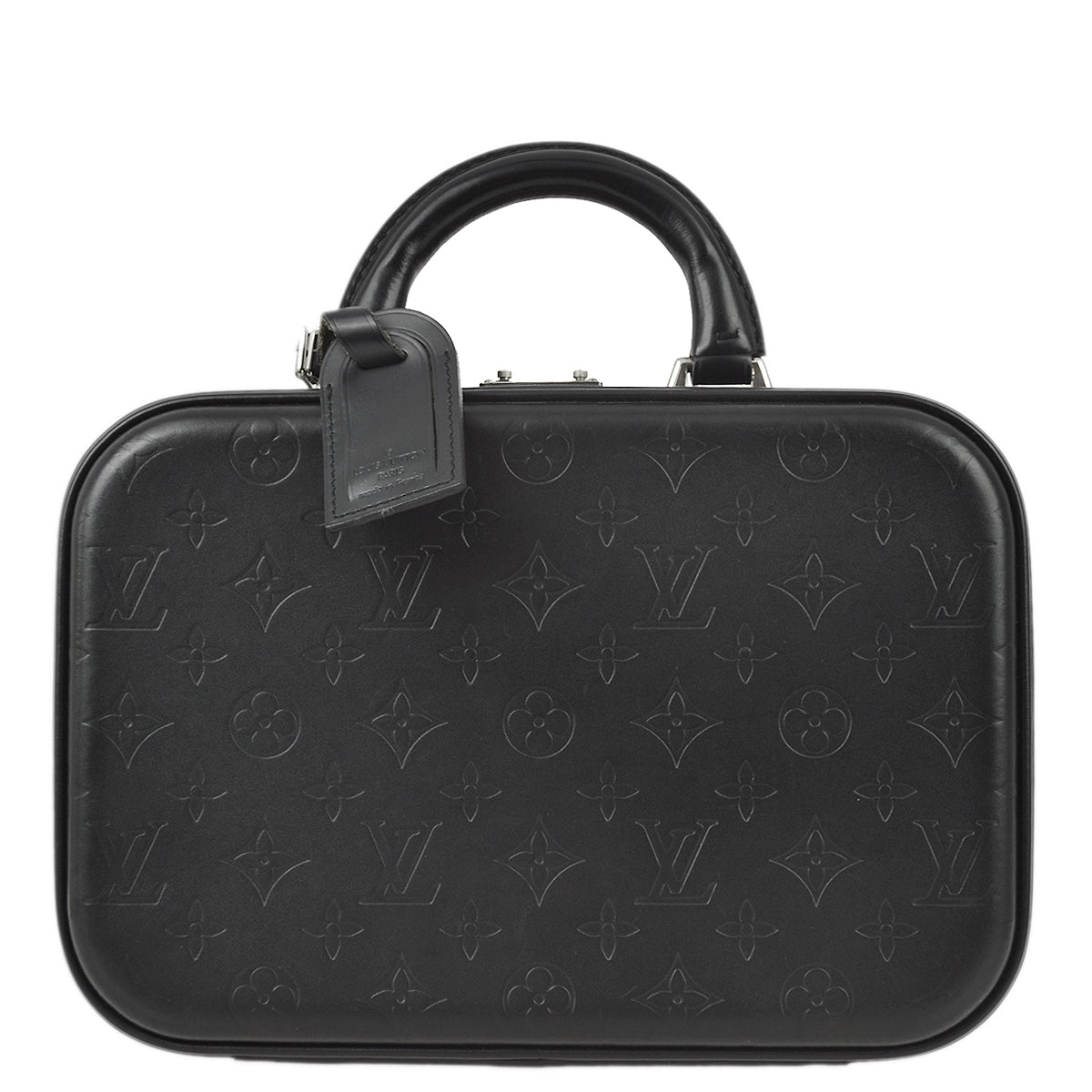 Louis Vuitton Black Monogram Glace Valisette PM Handbag