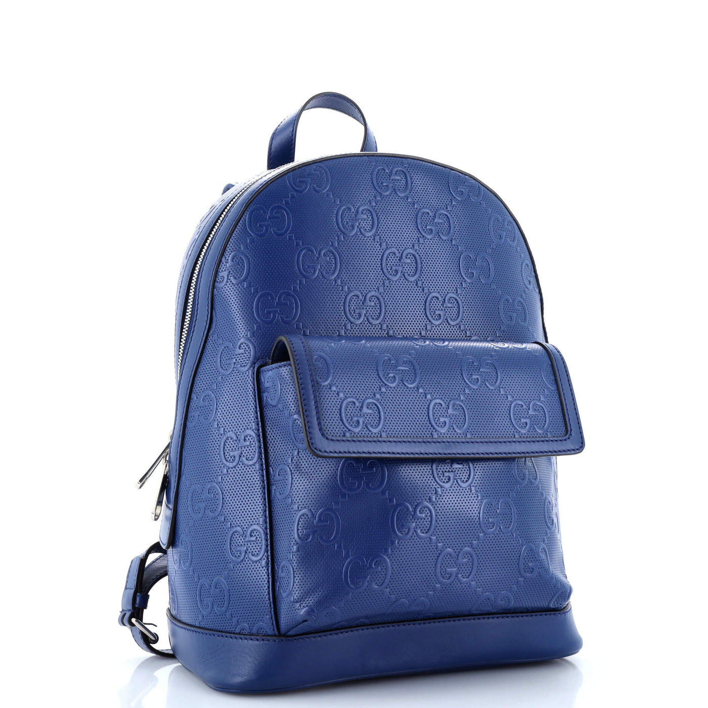 Pocket Backpack GG Embossed Perforated Leather Large - Product Image 2