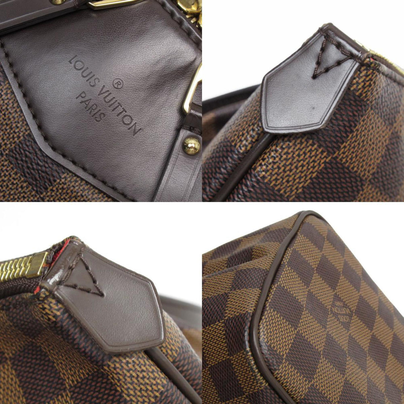 Louis Vuitton Ebene Damier Canvas Handbag