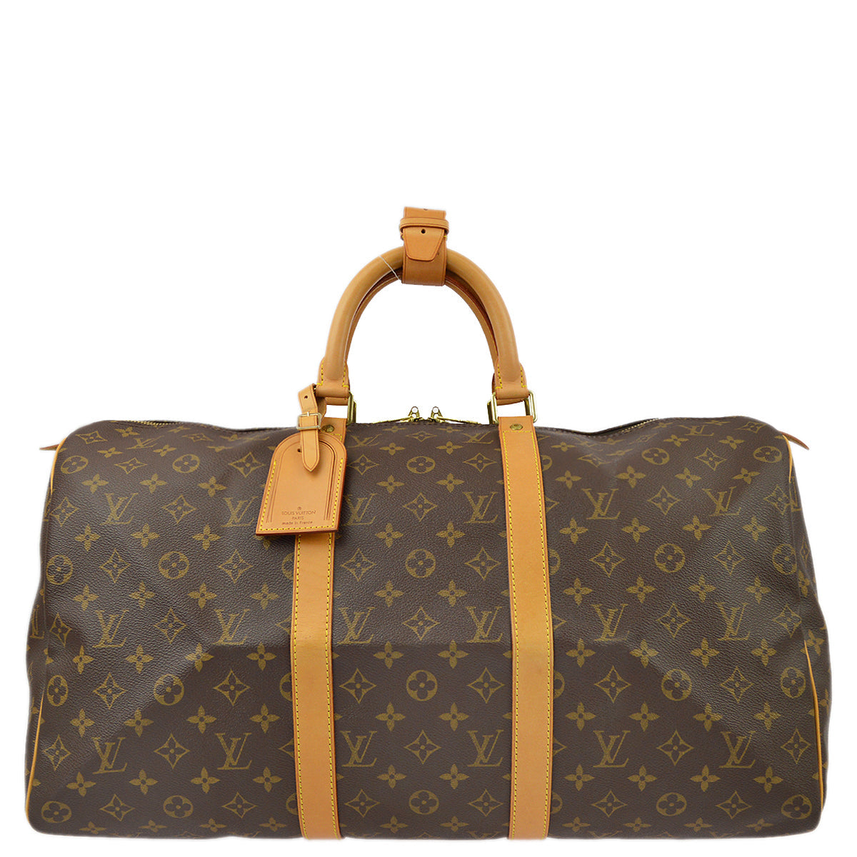 Louis Vuitton Monogram Keepall 50 Duffle Travel Handbag