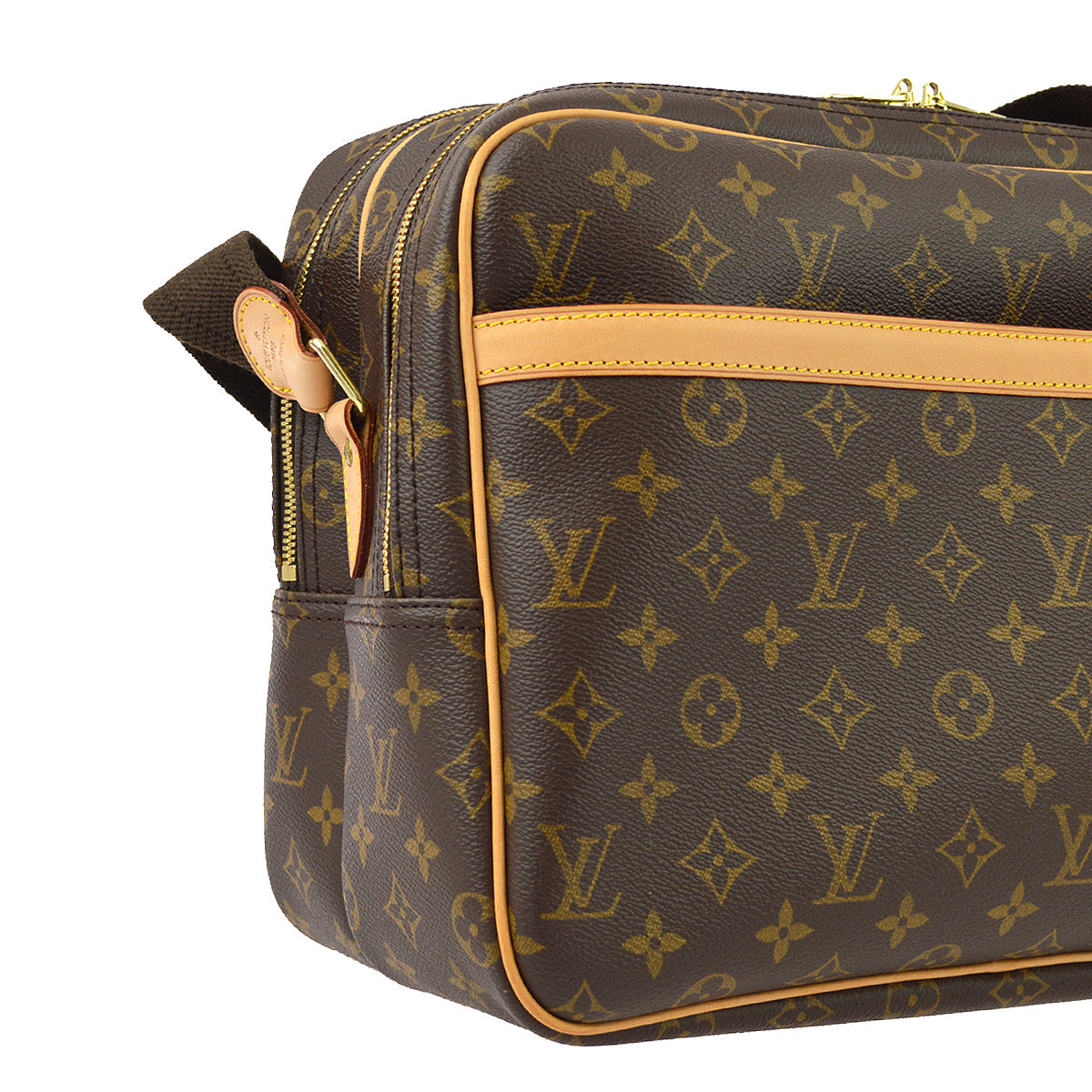 Louis Vuitton Monogram Reporter GM Shoulder Bag