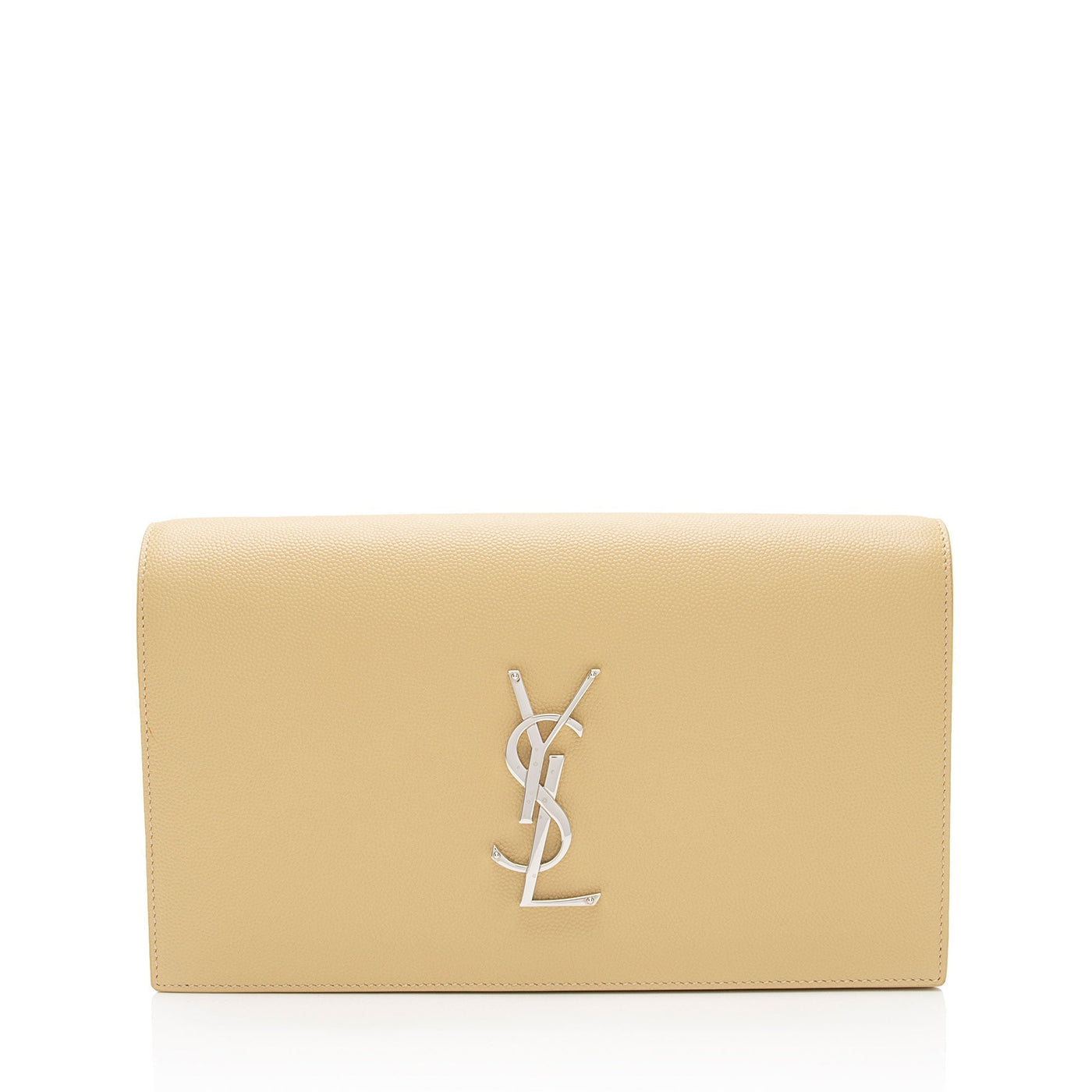Saint Laurent Grain de Poudre Monogram Kate Clutch | Studio Nafay