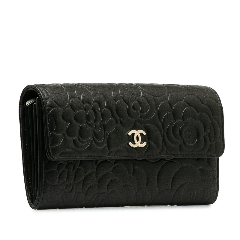 CHANEL CAMERIA COCOMARK Long Wallet Black CHANEL | Studio Nafay