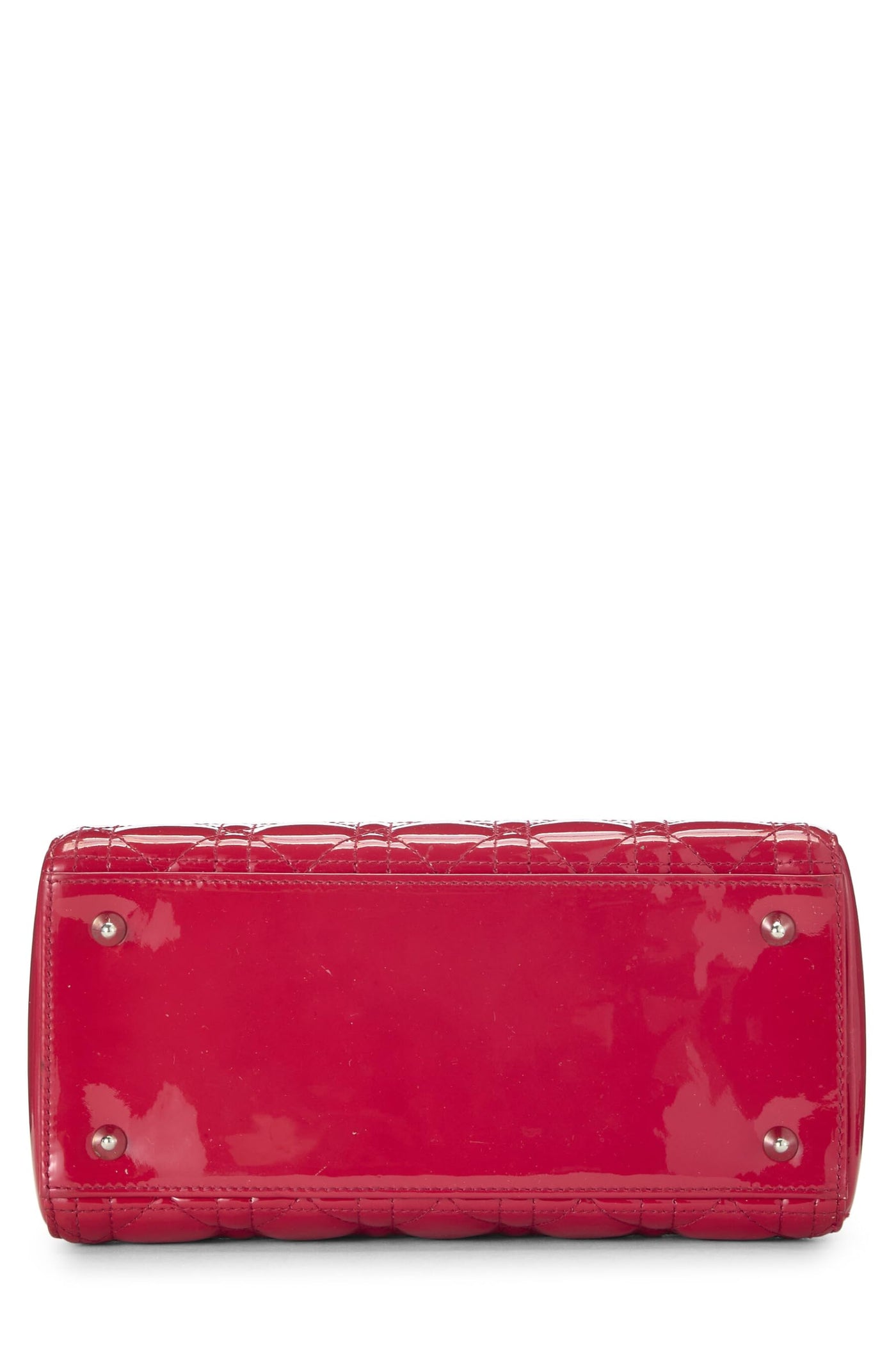 Dior, Red Patent Leather Lady Dior Medium, Pink - Product Image 3