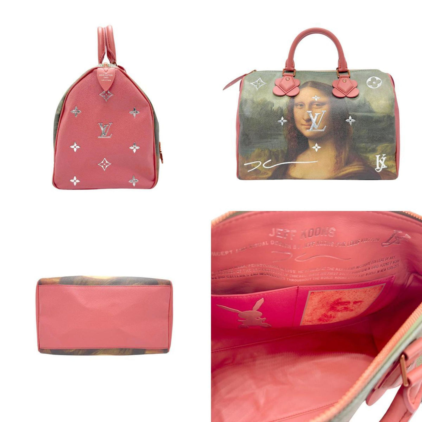Louis Vuitton pink Pvc Leather Handbag