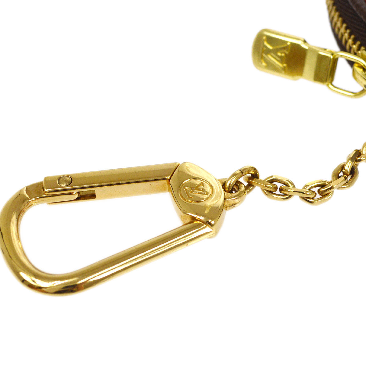 Louis Vuitton Monogram Cherry Porte Monnaie Rond in Brown