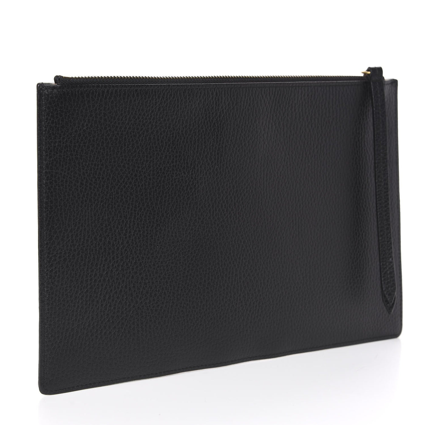 Gucci Pebbled Calfskin Butterfly Zip Clutch in Black - Product Image 2
