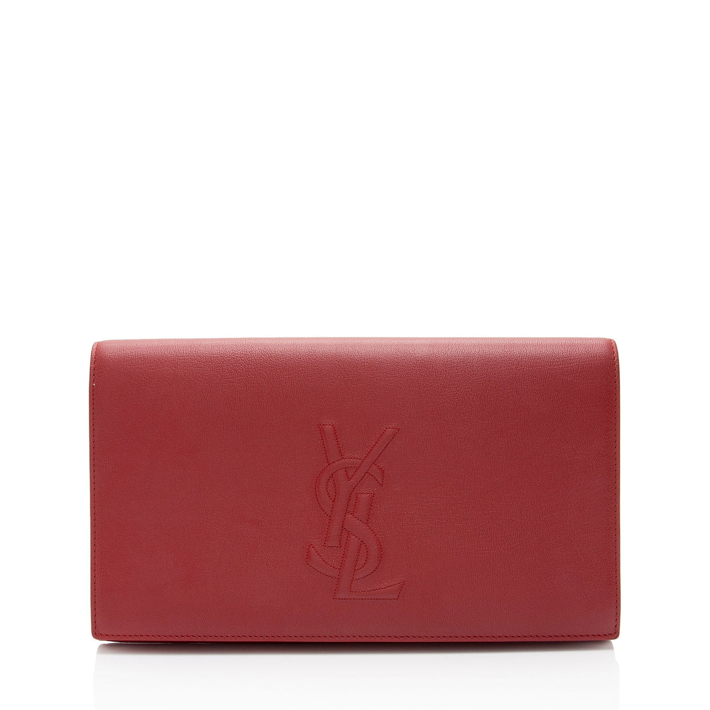 Saint Laurent Leather Belle de Jour Clutch | Studio Nafay
