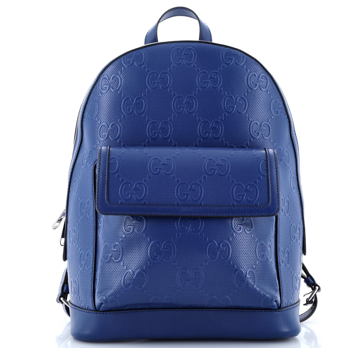 Pocket Backpack GG Embossed Perforated Leather Large | Studio Nafay