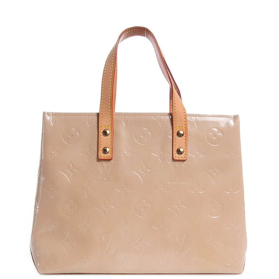 Louis Vuitton Beige Vernis Reade PM Tote Handbag in Beige