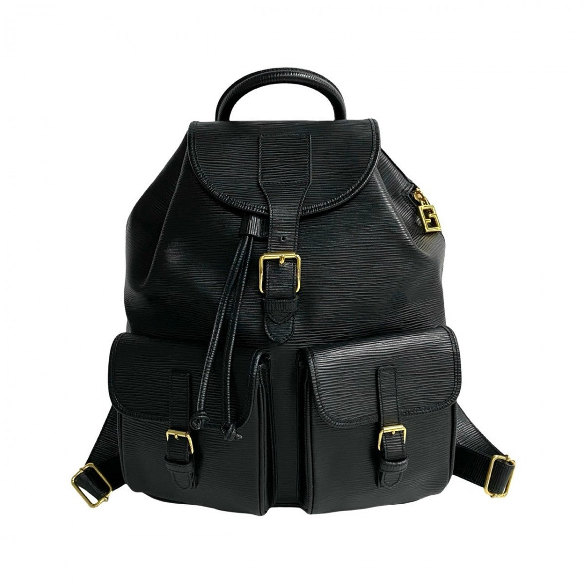 FENDI Backpack Epi Leather black FF logo Metal Women - Product Image 2