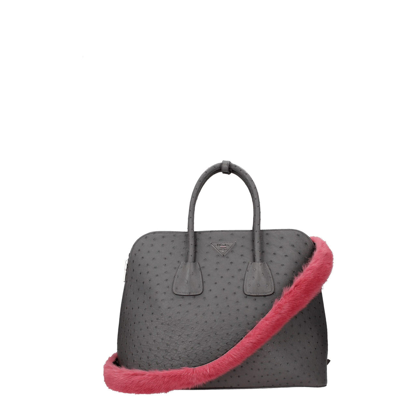 Prada Pink Fur Shoulder Bags - Product Image 2