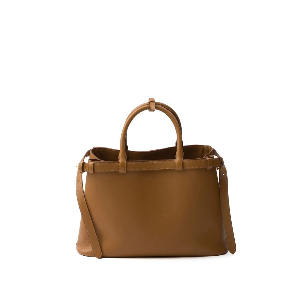 Prada Leather Buckle Handle Bag - Product Image 3