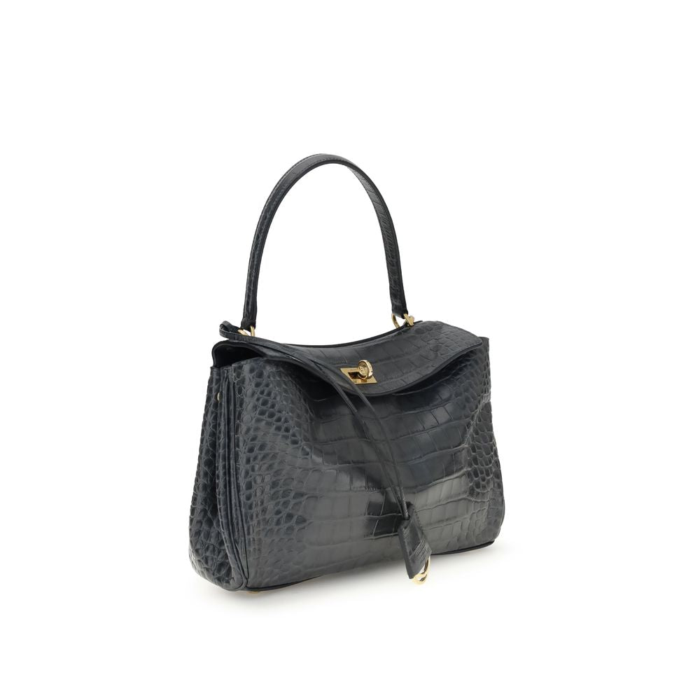 Balenciaga Rodeo Shoulder Bag in crocodile-print leather - Product Image 2