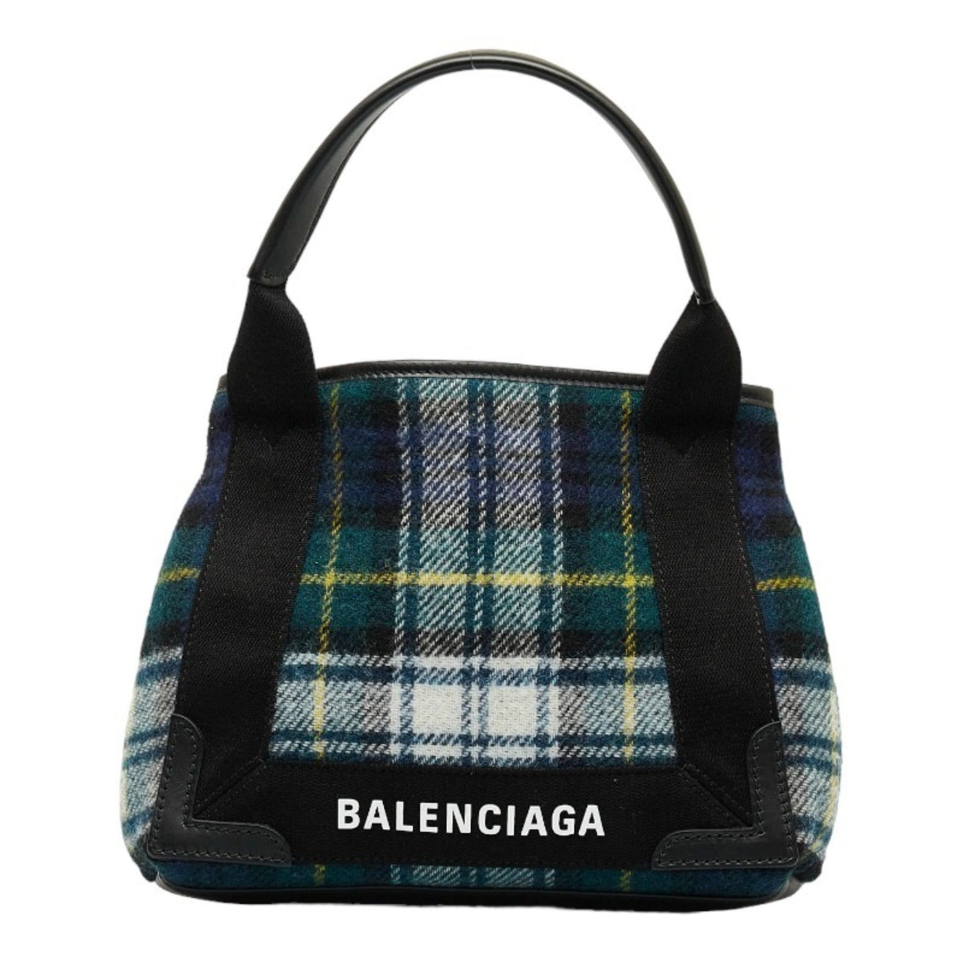 BALENCIAGA Navy Cabas Tote | Studio Nafay