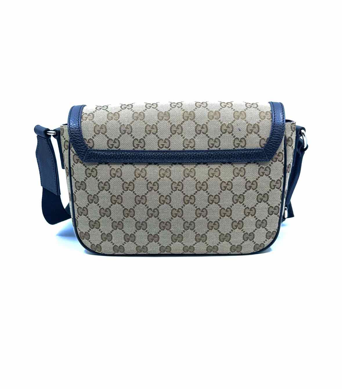 GUCCI Brown Canvas LOGO Handbag | Studio Nafay