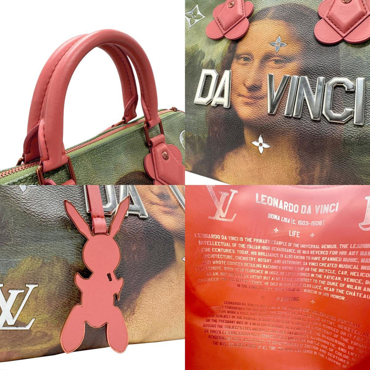 Louis Vuitton pink Pvc Leather Handbag