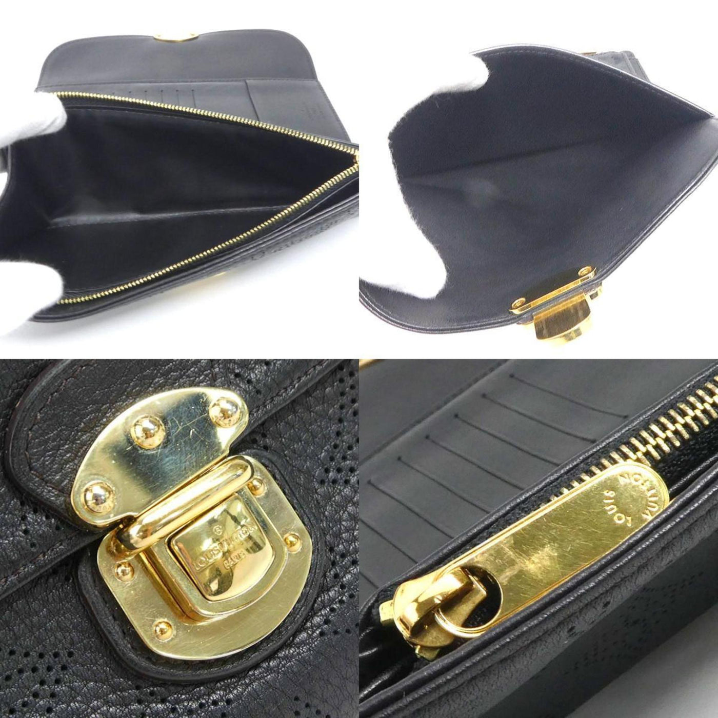 Louis Vuitton Mahina Leather Long Wallet (Bi-Fold)