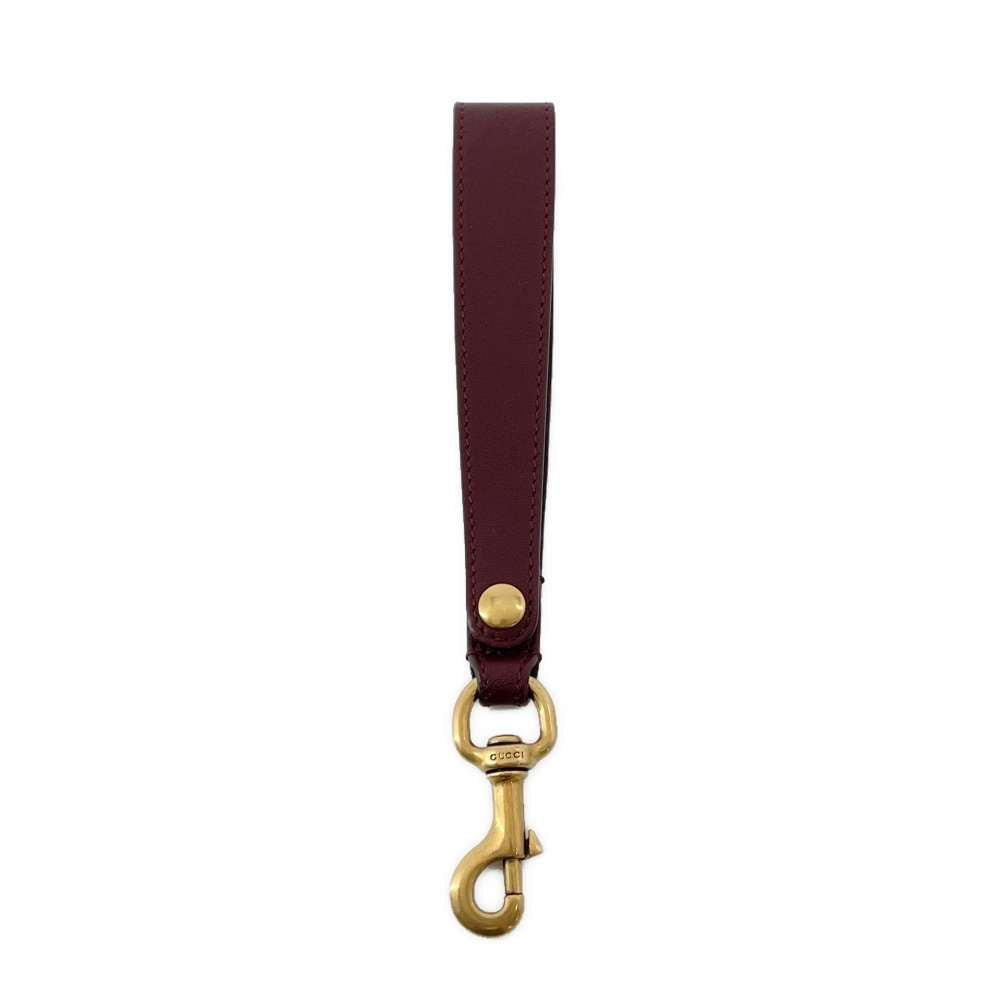 GUCCI Animalier Clutch Bag Bordeaux 428724 Leather - Product Image 10