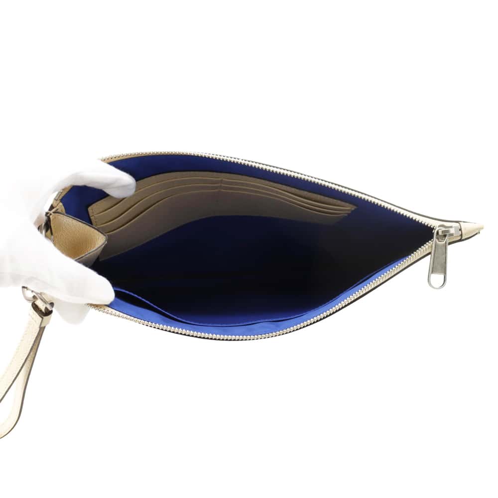 GUCCI Off the Grid Clutch Bag Blue/Ivory 625598 Nylon - Product Image 5