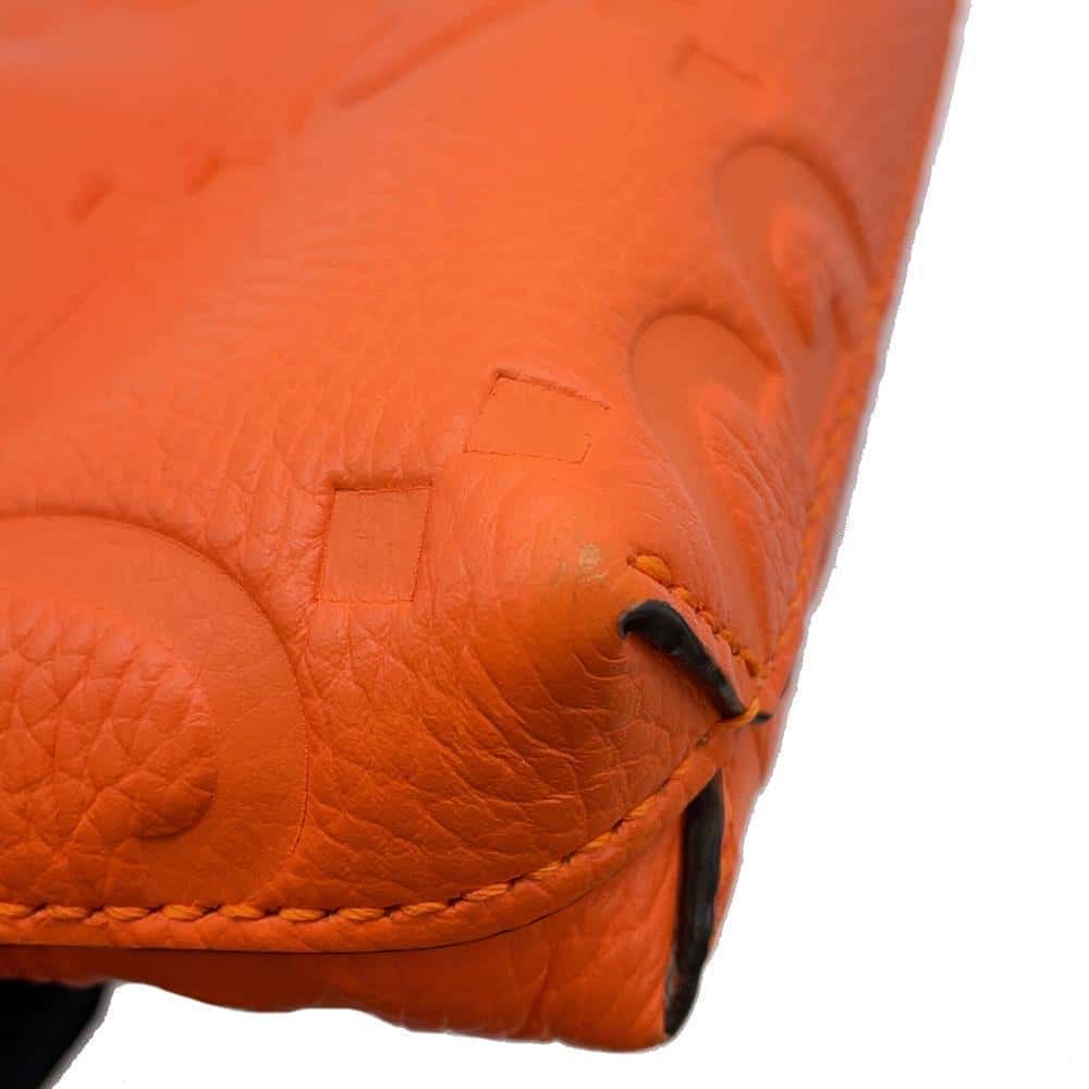 GUCCI jumbo GG messenger bag Orange 696009 Leather - Product Image 7