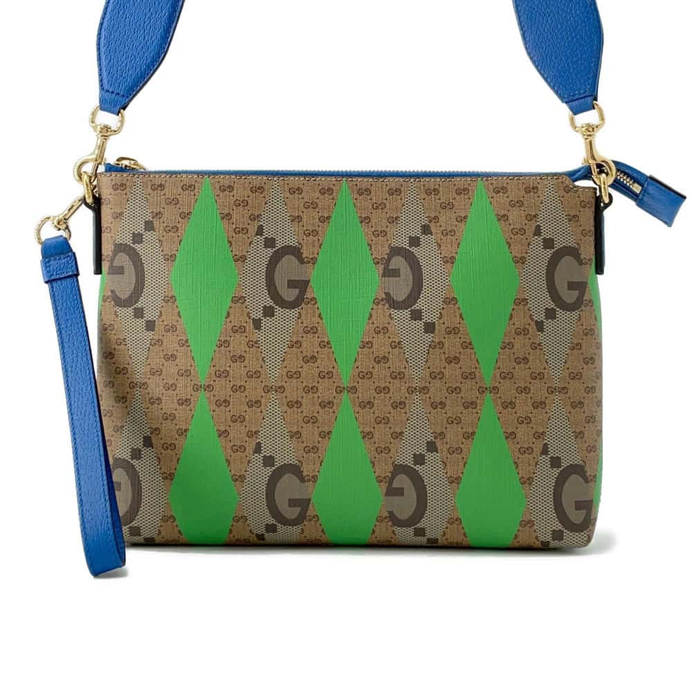 GUCCI Jumbo GG Supreme Messenger Bag Brown/Multicolor 696009 PVC | Studio Nafay