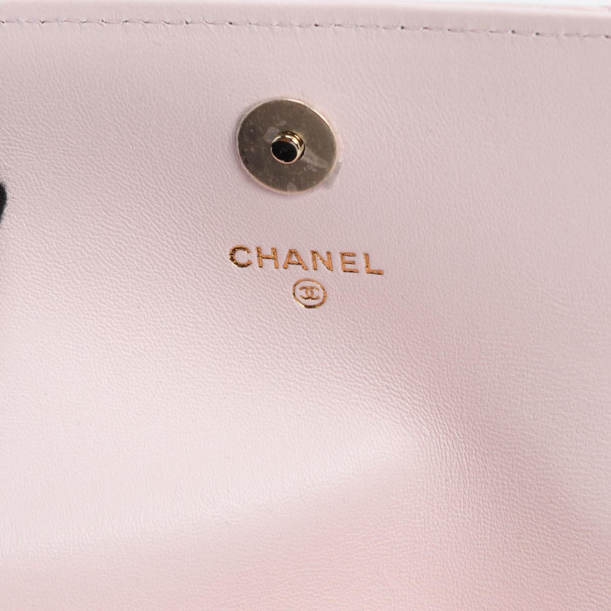 chl Light Pink Calfskin Clutch With Chain Wallet - Product Image 8