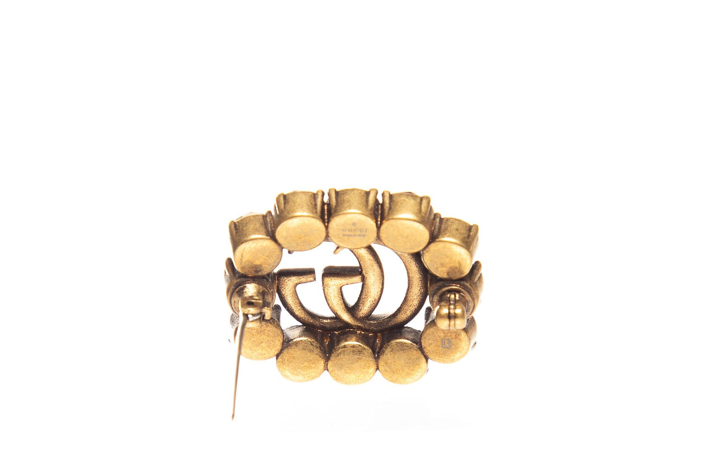 Gucci GG Red Crystal Brooch - Product Image 3