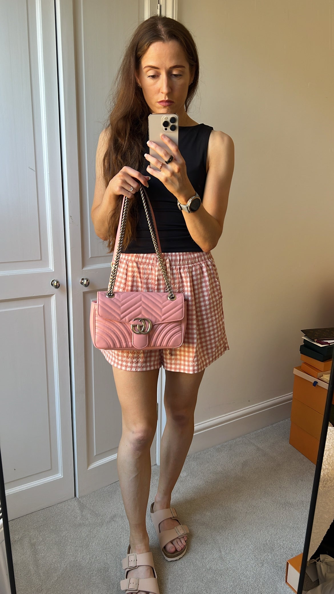 Gucci GG Pale Pink Marmont Small Shoulder Bag (RRP £ ) - Product Image 2