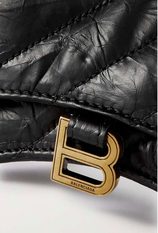 BALENCIAGA CRUSH QUILTED LEATHER MINI CHAIN BAG - Product Image 3