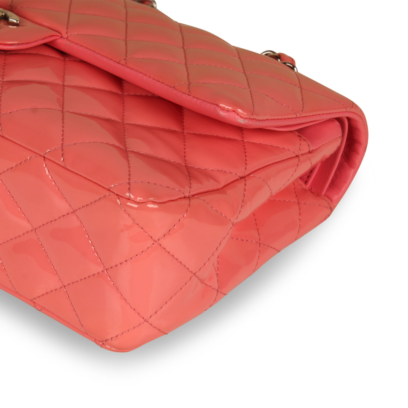 Classic Flap Bag Medium - Pink Patent - Product Image 6