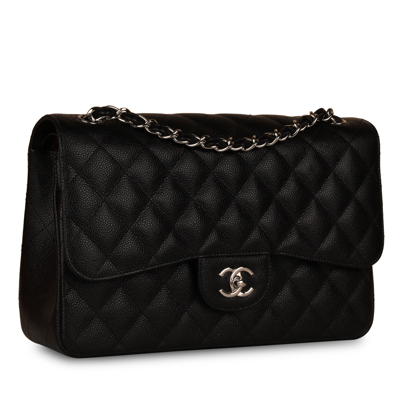 Classic Flap Bag - Jumbo - Caviar | Studio Nafay