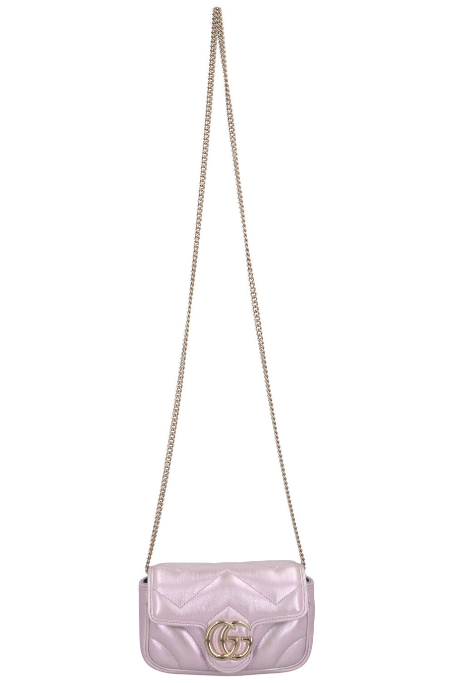 GUCCI Iridescent Mini Marmont Rose | Studio Nafay