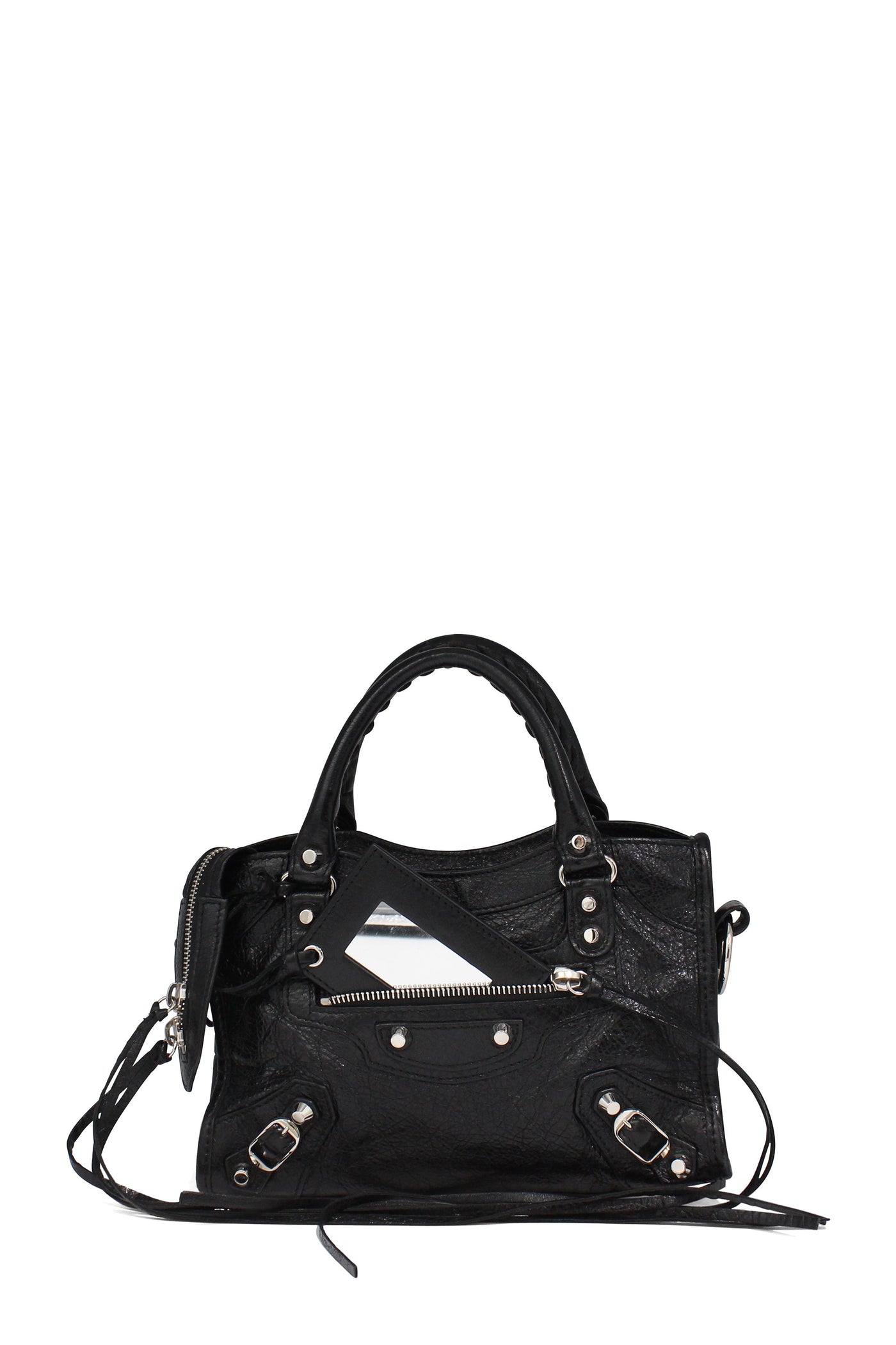 Classic Mini City Black with Silver Hardware | Studio Nafay