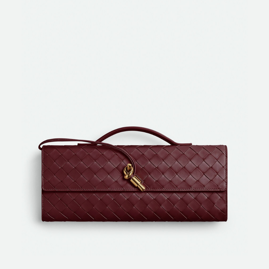 Barolo Long Clutch Andiamo With Handle Designer Clutch for Women | Studio Nafay