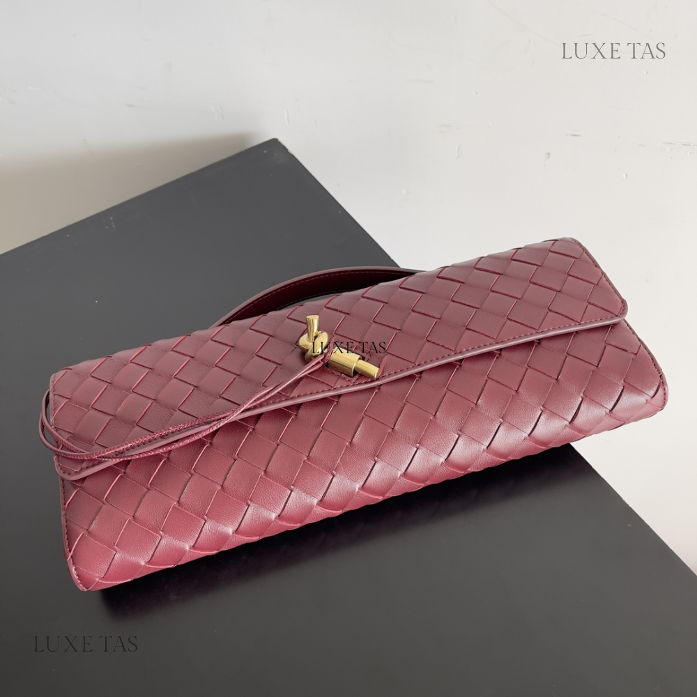Barolo Long Clutch Andiamo With Handle Designer Clutch for Women - Product Image 7
