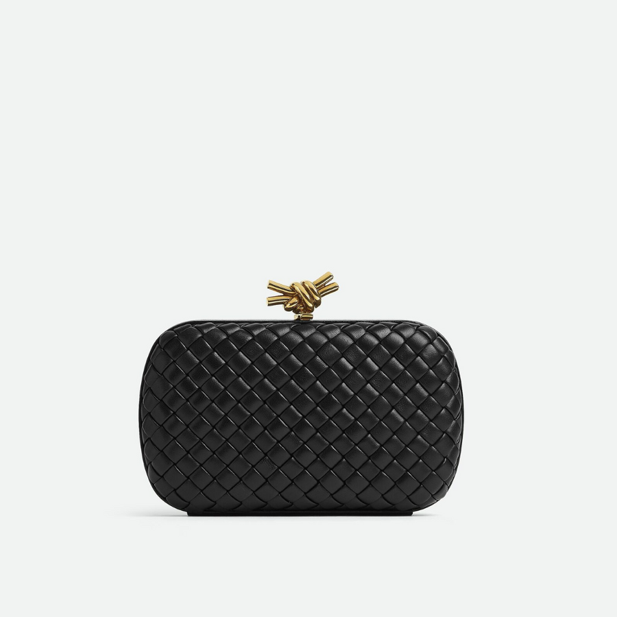 Black Knot Designer Clutch for Women | Studio Nafay