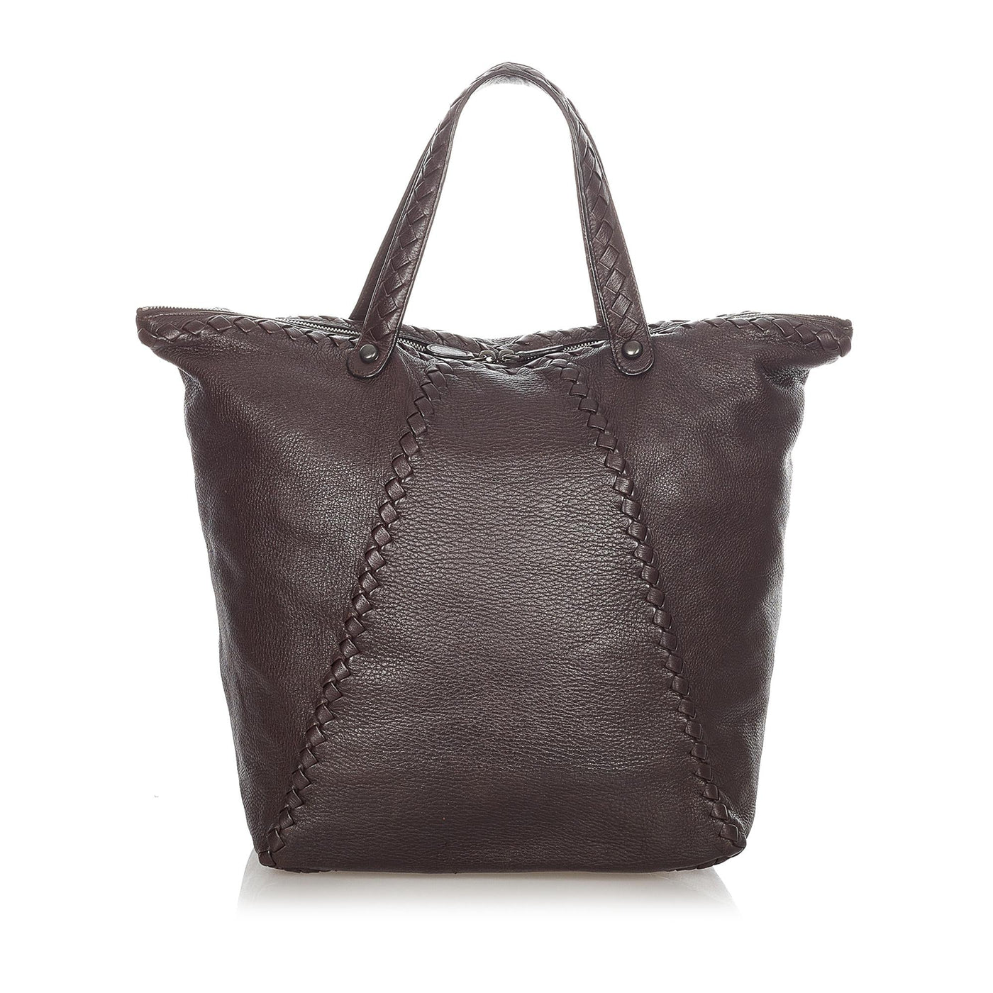 Bottega Veneta Cervo Leather Tote Bag - Product Image 3