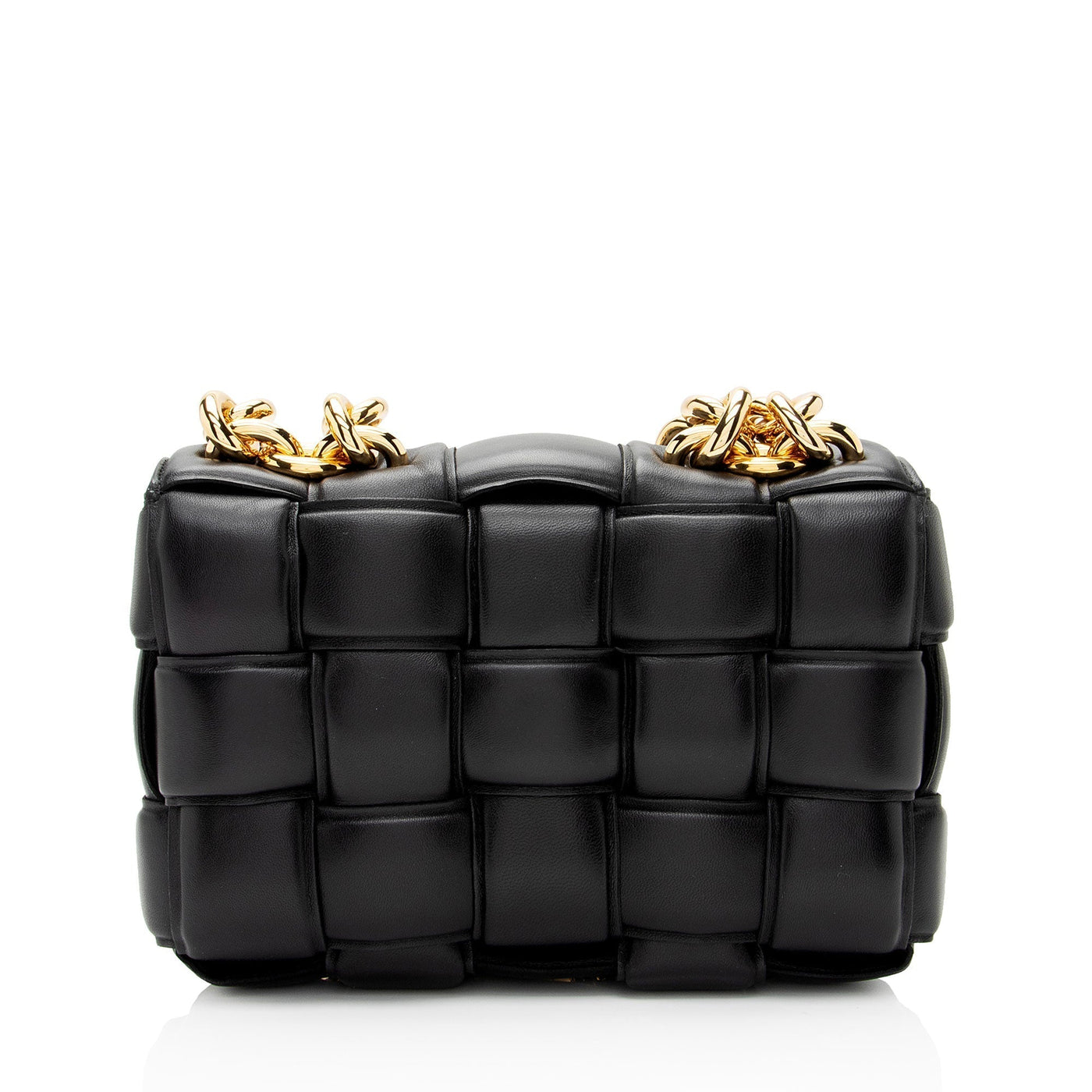 Bottega Veneta Lambskin Cassette Chain Maxi Shoulder Bag - Product Image 3