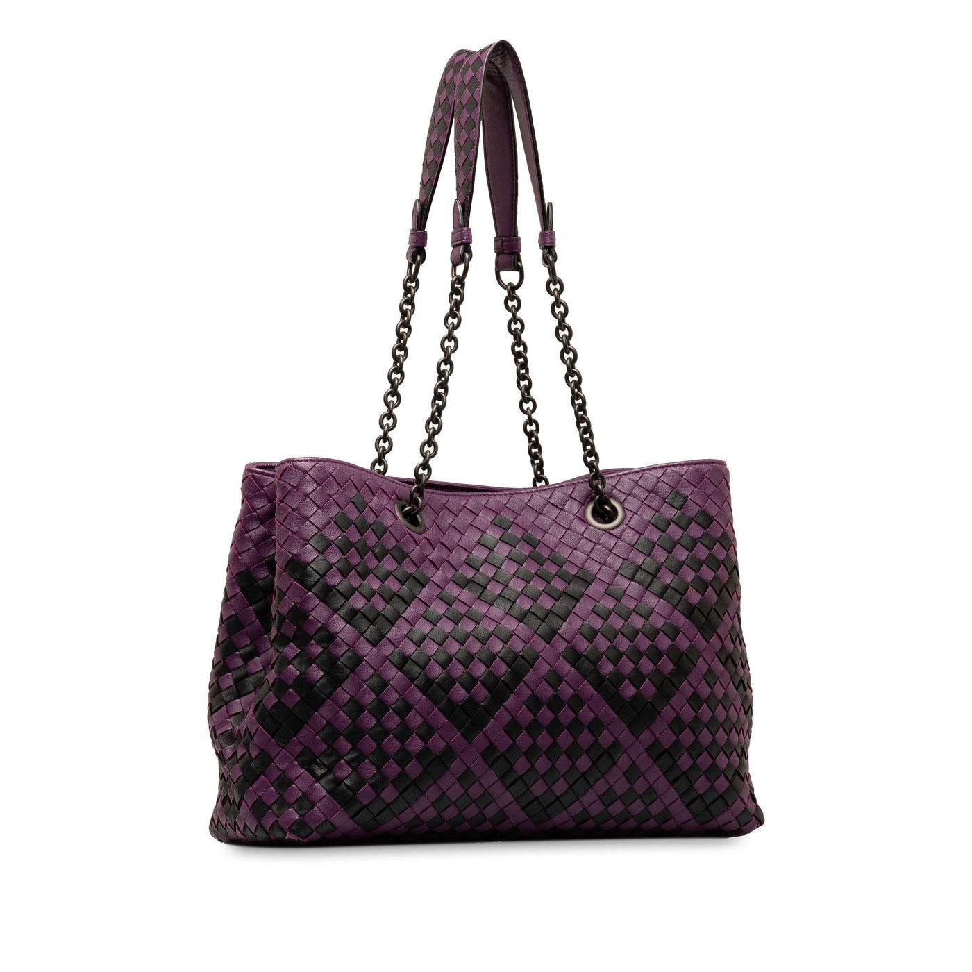 Bottega Veneta Medium Intrecciato Double Chain Tote - Product Image 2