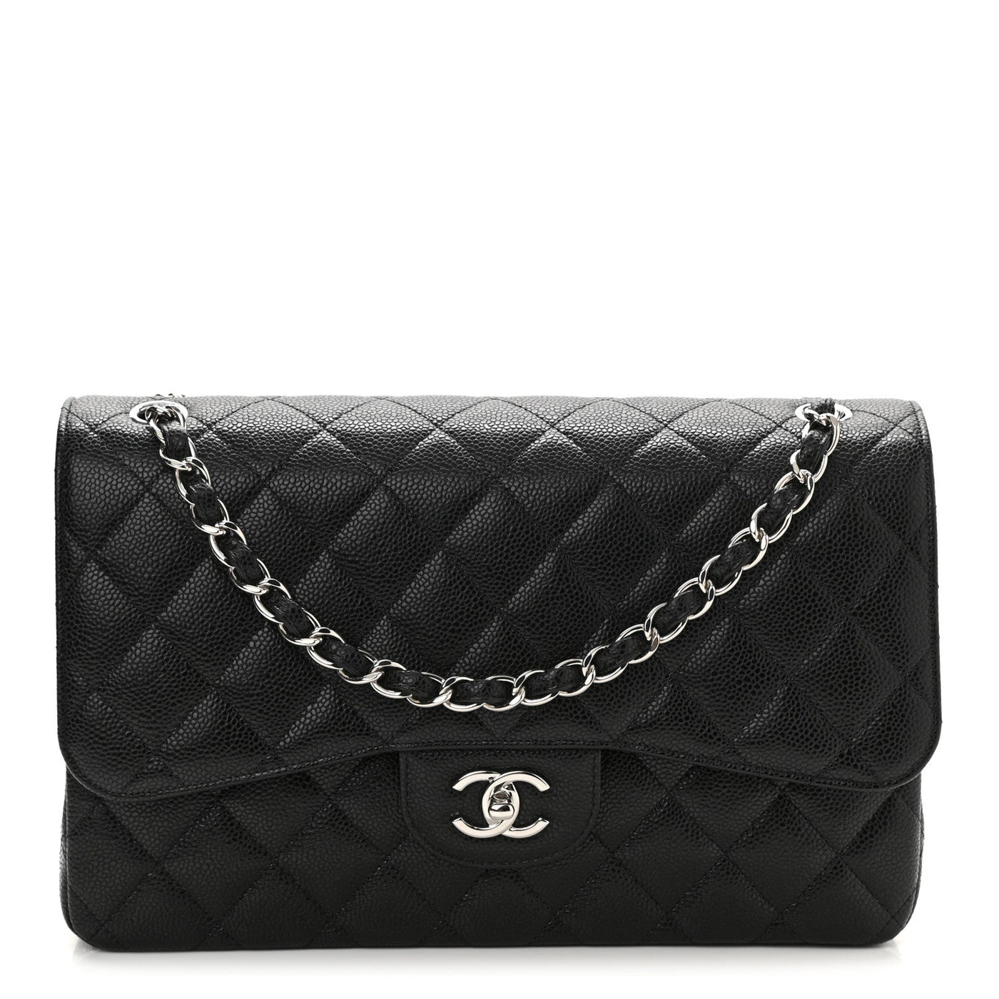 CHANEL CAVIAR QUILTED JUMBO DOUBLE FLAP-HS | Studio Nafay