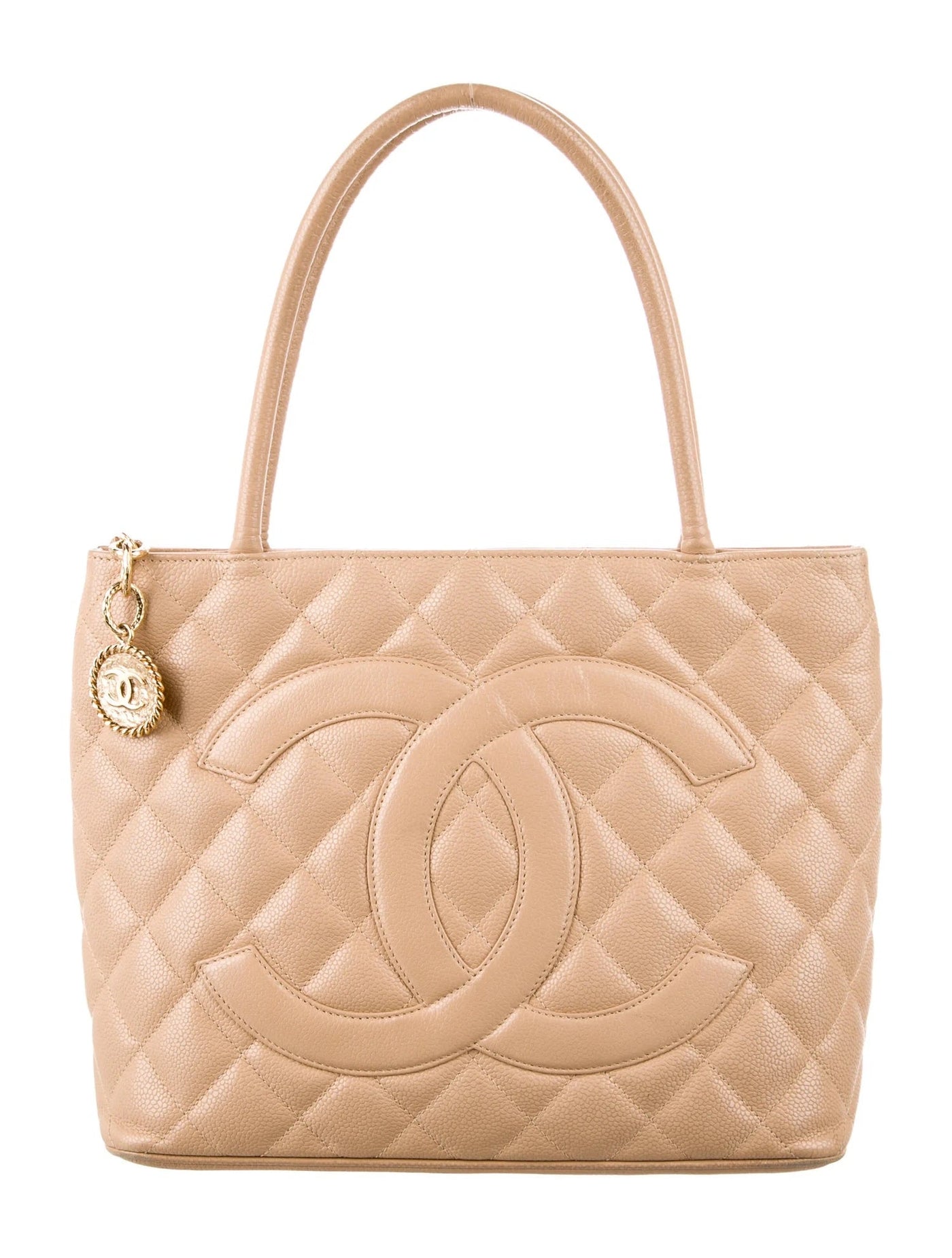CHANEL CAVIAR QUILTED LEATHER MEDALLION TOTE BAG | Studio Nafay