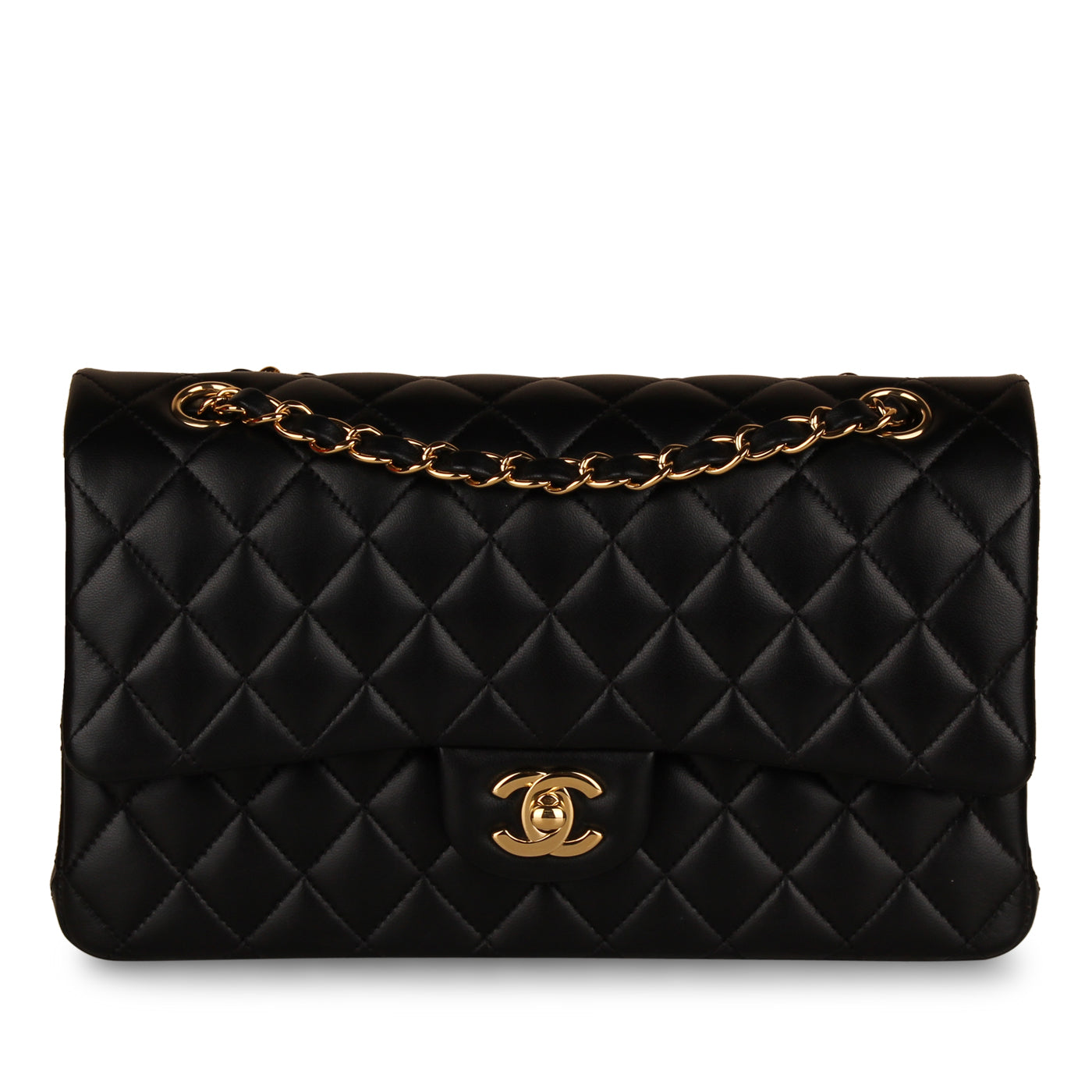 Classic Flap Bag Medium - Black Lambskin - Product Image 11